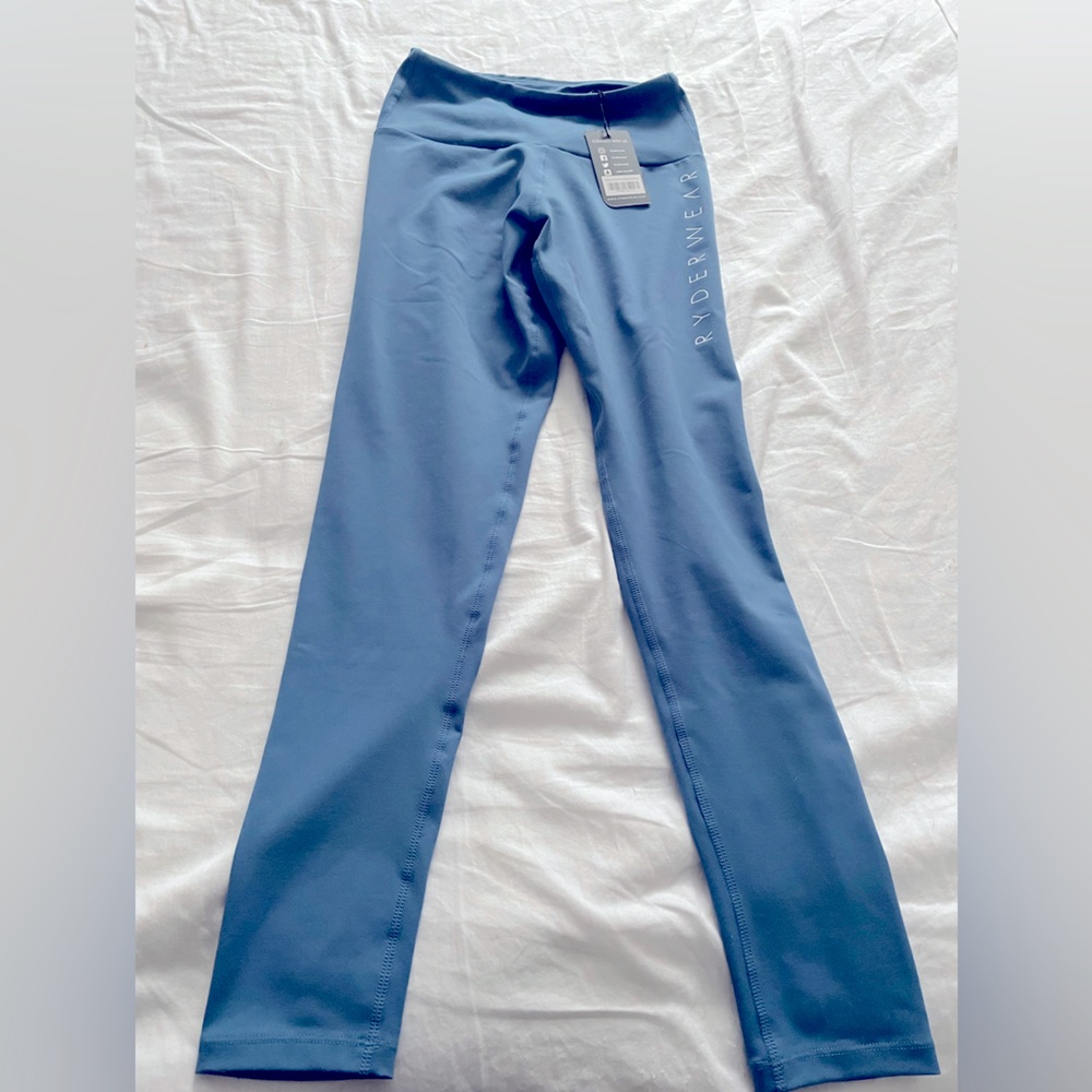 royal blue Ryderwear scrunch bum leggings